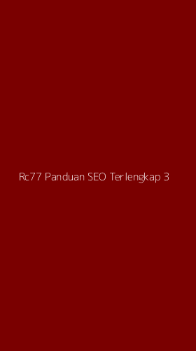 Tampilan Antarmuka Aplikasi Rc77 Panduan Seo Terlengkap - 3