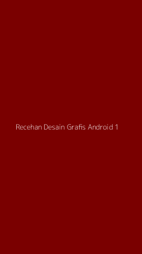 Tampilan Antarmuka Aplikasi Recehan Desain Grafis Android - 1