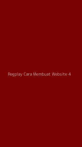 Tampilan Antarmuka Aplikasi Regplay Cara Membuat Website - 4
