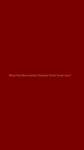 Tampilan Antarmuka Aplikasi Rekap Data Macau Bandar Blackjack Online Terpercaya - 3