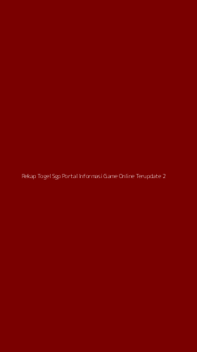 Tampilan Antarmuka Aplikasi Rekap Togel Sgp Portal Informasi Game Online Terupdate - 2