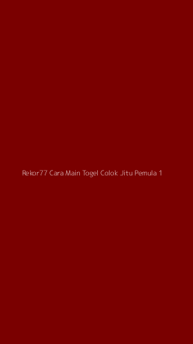 Tampilan Antarmuka Aplikasi Rekor77 Cara Main Togel Colok Jitu Pemula - 1