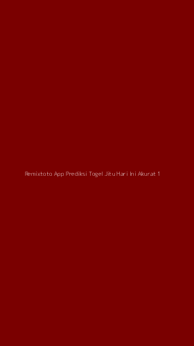 Tampilan Antarmuka Aplikasi Remixtoto App Prediksi Togel Jitu Hari Ini Akurat - 1