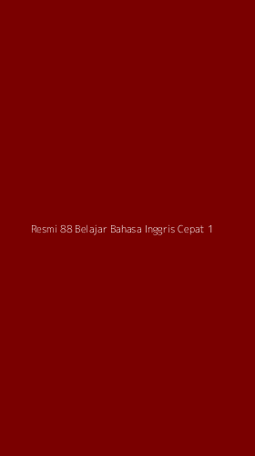 Tampilan Antarmuka Aplikasi Resmi 88 Belajar Bahasa Inggris Cepat - 1