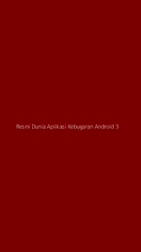 Tampilan Antarmuka Aplikasi Resmi Dunia Aplikasi Kebugaran Android - 3