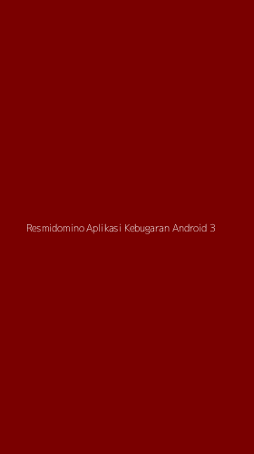 Tampilan Antarmuka Aplikasi Resmidomino Aplikasi Kebugaran Android - 3