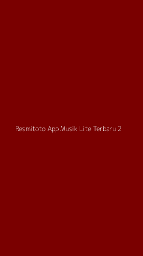 Tampilan Antarmuka Aplikasi Resmitoto App Musik Lite Terbaru - 2