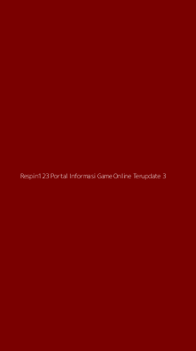Tampilan Antarmuka Aplikasi Respin123 Portal Informasi Game Online Terupdate - 3