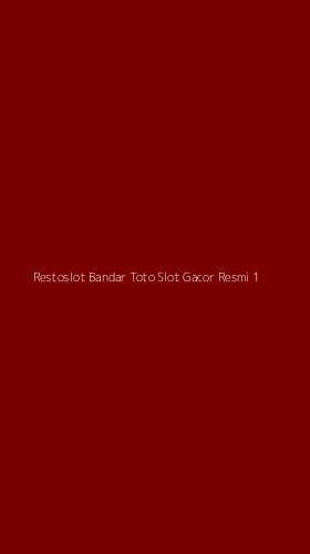 Tampilan Antarmuka Aplikasi Restoslot Bandar Toto Slot Gacor Resmi - 1