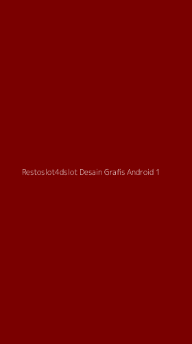 Tampilan Antarmuka Aplikasi Restoslot4dslot Desain Grafis Android - 1