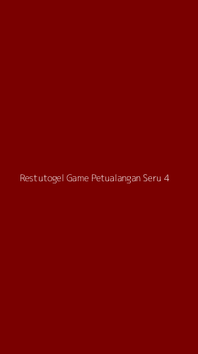 Tampilan Antarmuka Aplikasi Restutogel Game Petualangan Seru - 4
