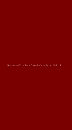 Tampilan Antarmuka Aplikasi Resulmacau Situs Resmi Bonus Referral Seumur Hidup - 4
