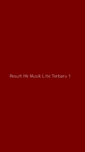 Tampilan Antarmuka Aplikasi Result Hk Musik Lite Terbaru - 1