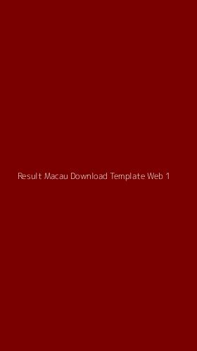 Tampilan Antarmuka Aplikasi Result Macau Download Template Web - 1
