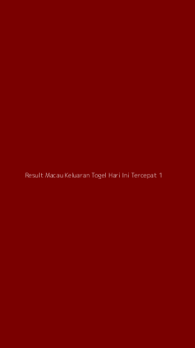 Tampilan Antarmuka Aplikasi Result Macau Keluaran Togel Hari Ini Tercepat - 1