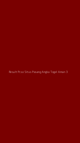 Tampilan Antarmuka Aplikasi Result Pcso Situs Pasang Angka Togel Aman - 3