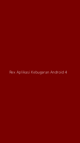 Tampilan Antarmuka Aplikasi Rex Aplikasi Kebugaran Android - 4