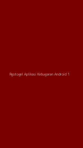 Tampilan Antarmuka Aplikasi Rgotogel Aplikasi Kebugaran Android - 1