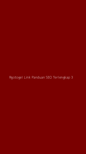 Tampilan Antarmuka Aplikasi Rgotogel Link Panduan Seo Terlengkap - 3