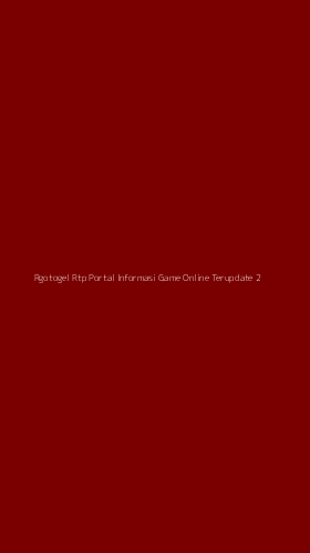 Tampilan Antarmuka Aplikasi Rgotogel Rtp Portal Informasi Game Online Terupdate - 2