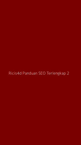Tampilan Antarmuka Aplikasi Ricis4d Panduan Seo Terlengkap - 2
