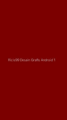Tampilan Antarmuka Aplikasi Ricis99 Desain Grafis Android - 1