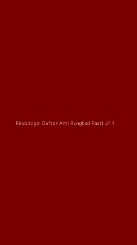 Tampilan Antarmuka Aplikasi Rindutogel Daftar Anti Rungkad Pasti Jp - 1