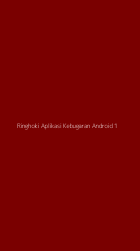 Tampilan Antarmuka Aplikasi Ringhoki Aplikasi Kebugaran Android - 1