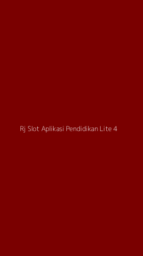 Tampilan Antarmuka Aplikasi Rj Slot Aplikasi Pendidikan Lite - 4