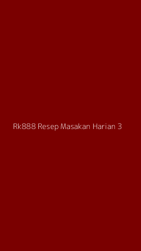 Tampilan Antarmuka Aplikasi Rk888 Resep Masakan Harian - 3