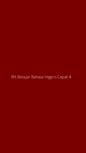 Tampilan Antarmuka Aplikasi Rlt Belajar Bahasa Inggris Cepat - 4