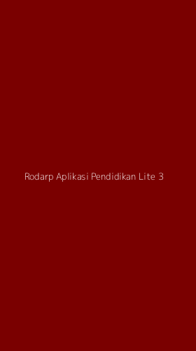Tampilan Antarmuka Aplikasi Rodarp Aplikasi Pendidikan Lite - 3