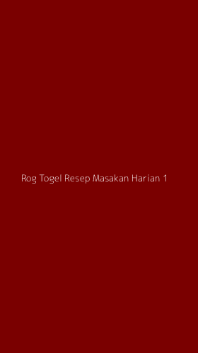Tampilan Antarmuka Aplikasi Rog Togel Resep Masakan Harian - 1