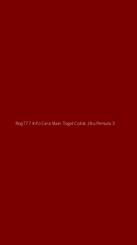 Tampilan Antarmuka Aplikasi Rog777 Info Cara Main Togel Colok Jitu Pemula - 3