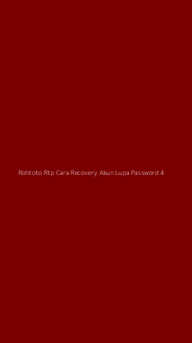 Tampilan Antarmuka Aplikasi Rohtoto Rtp Cara Recovery Akun Lupa Password - 4
