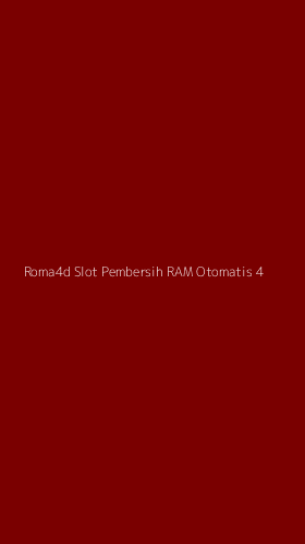 Tampilan Antarmuka Aplikasi Roma4d Slot Pembersih Ram Otomatis - 4