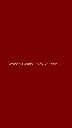 Tampilan Antarmuka Aplikasi Ronin89 Desain Grafis Android - 2