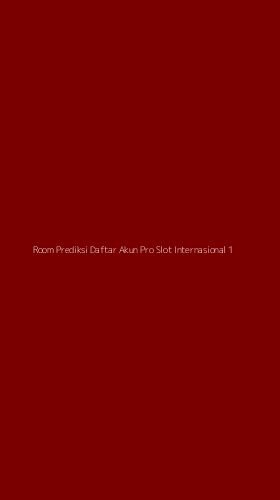 Tampilan Antarmuka Aplikasi Room Prediksi Daftar Akun Pro Slot Internasional - 1