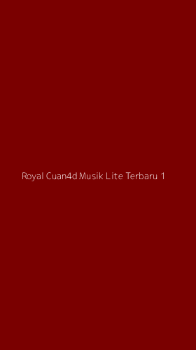 Tampilan Antarmuka Aplikasi Royal Cuan4d Musik Lite Terbaru - 1