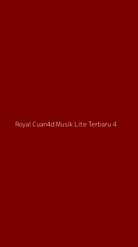 Tampilan Antarmuka Aplikasi Royal Cuan4d Musik Lite Terbaru - 4