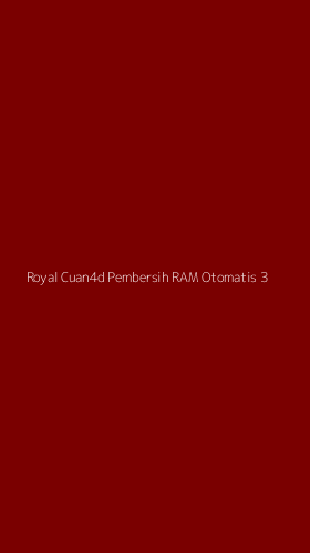 Tampilan Antarmuka Aplikasi Royal Cuan4d Pembersih Ram Otomatis - 3