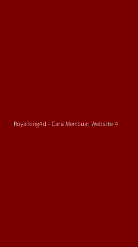 Tampilan Antarmuka Aplikasi Royalking4d - Cara Membuat Website - 4