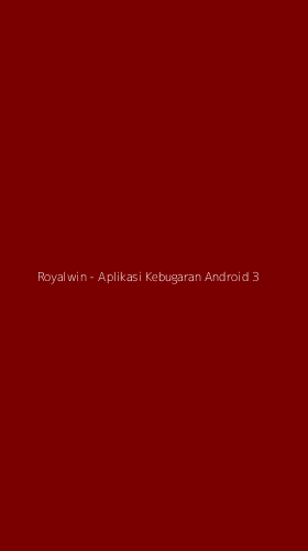 Tampilan Antarmuka Aplikasi Royalwin - Aplikasi Kebugaran Android - 3