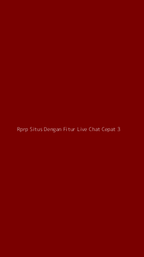 Tampilan Antarmuka Aplikasi Rprp Situs Dengan Fitur Live Chat Cepat - 3
