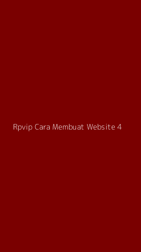Tampilan Antarmuka Aplikasi Rpvip Cara Membuat Website - 4