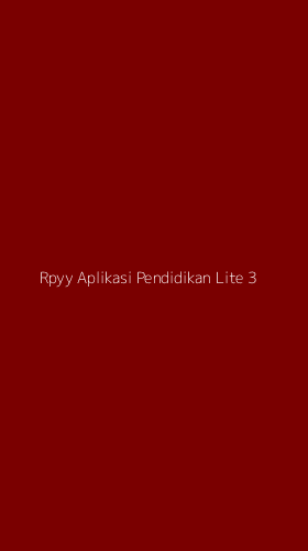 Tampilan Antarmuka Aplikasi Rpyy Aplikasi Pendidikan Lite - 3