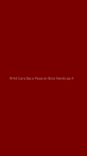 Tampilan Antarmuka Aplikasi Rr4d Cara Baca Pasaran Bola Handicap - 4