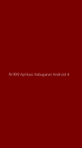 Tampilan Antarmuka Aplikasi Rr999 Aplikasi Kebugaran Android - 4