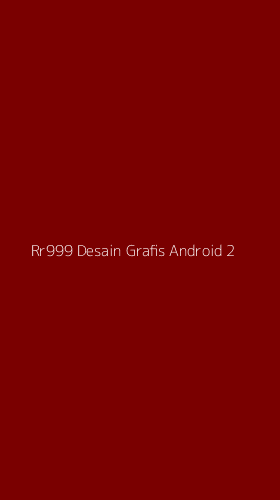 Tampilan Antarmuka Aplikasi Rr999 Desain Grafis Android - 2