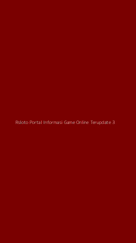 Tampilan Antarmuka Aplikasi Rsloto Portal Informasi Game Online Terupdate - 3